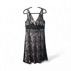 Jones New York Black Lace Chemise